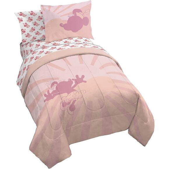 Jay Franco Other - NEW Franco Disney Minnie Mouse 7 Pc Full  Double Comforter & Sheet Set PINK
